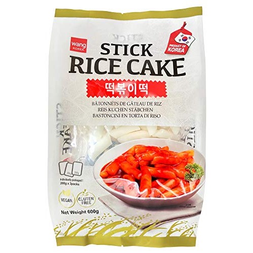 Korean Stick Rice Cake 떡볶이떡 By Wang