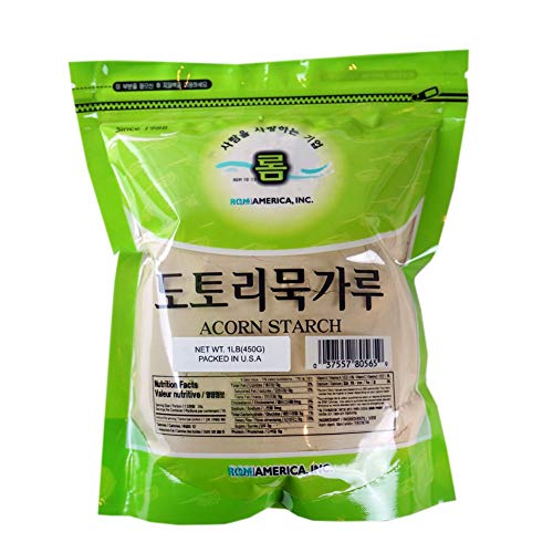 Rom America [ 1 Pound ] Acorn Starch Powder Flour 도토리묵 가루