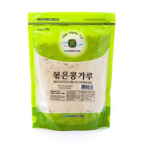 Rom America Inc. Non-Gmo Soy Bean Powder [1 Pound] 생콩가루