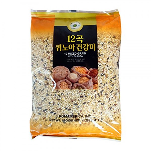 ROM AMERICA 12 Premium Mixed Grains with Quinoa Sweet Brown Rice...