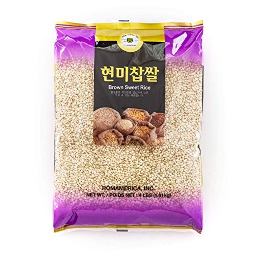 Rom America Brown Sweet Rice Sticky Rice Glutinous Rice 현미찹쌀