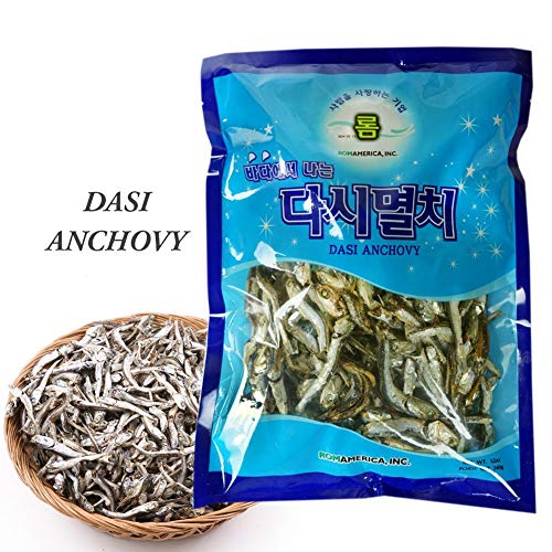 Rom America Korean Large Size Dried Anchovies 12 Oz Dasi Anchovy