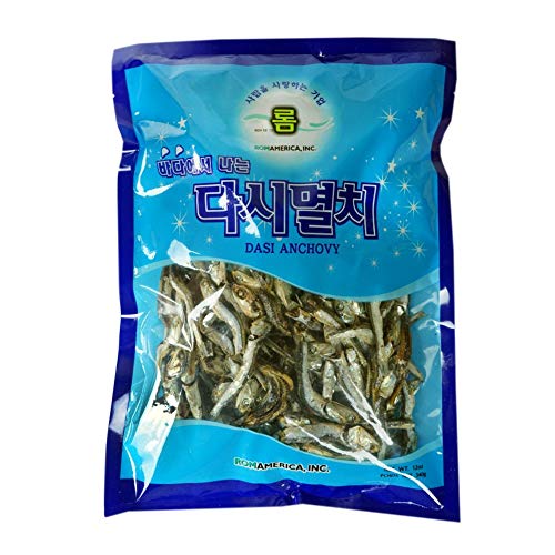 Rom America Korean Large Size Dried Anchovies 12 Oz Dasi Anchovy