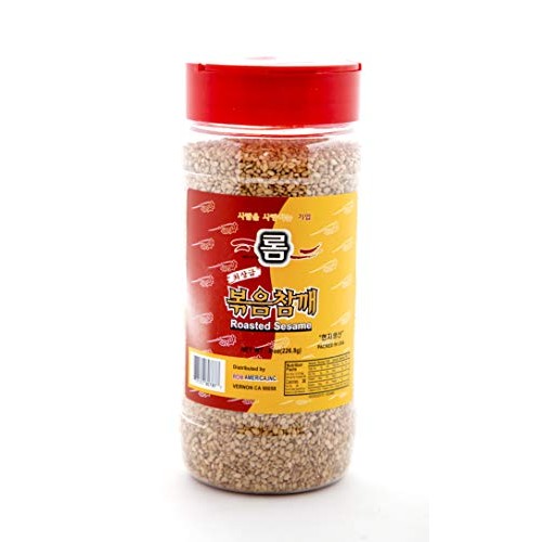 Rom America Roasted White Sesame Seed 볶은 참깨 16 Oz