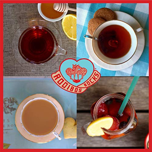 Rooibos Chai Tea Immune Support Teabags - 40 Organic Non Gmo Nat