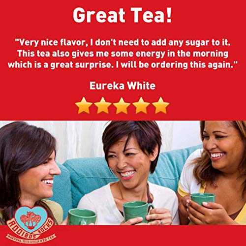 Rooibos Chai Tea Immune Support Teabags - 40 Organic Non Gmo Nat