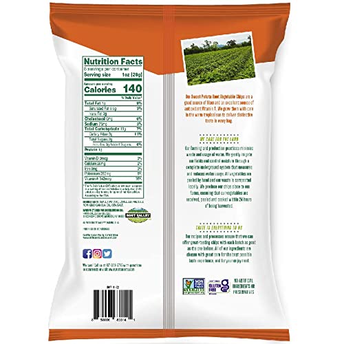 Root Smarts Sweet Potato Sea Salt Vegetable Chips with the perfe...