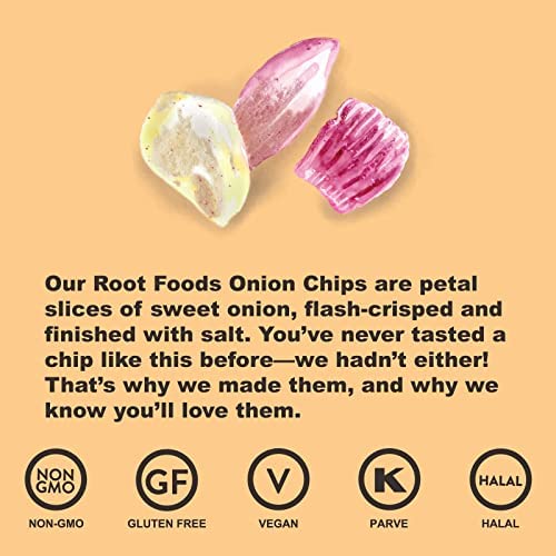 Root Foods Onion Chips, Natural Veggie Snack, Non-GMO Vegetable ...