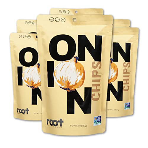 Root Foods Onion Chips, Natural Veggie Snack, Non-GMO Vegetable ...