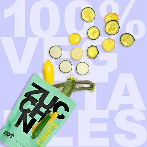 Root Foods Zucchini Chips, Natural Veggie Snack, Non-GMO Vegetab...