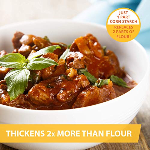 Roots Circle 100% Pure Corn Starch | 1 [17Oz] Airtight Container