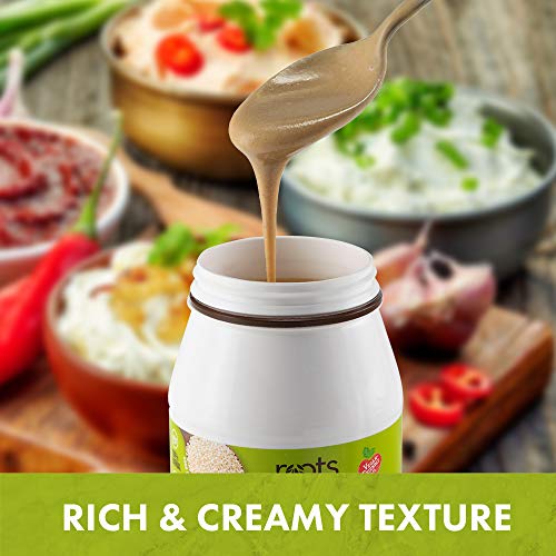 Roots Circle All-Natural Sesame Tahini Paste | 100% Pure Rich &Amp;