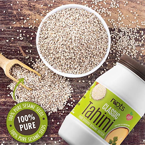Roots Circle All-Natural Sesame Tahini Paste | 100% Pure Rich &Amp;