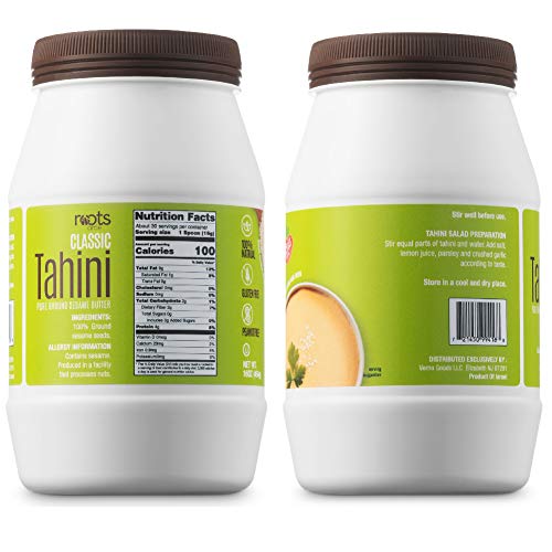 Roots Circle All-Natural Sesame Tahini Paste | 100% Pure Rich &Amp;