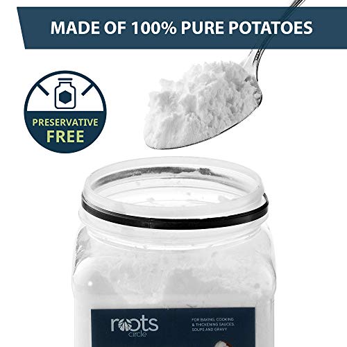 Roots Circle Gluten-Free Potato Starch | 1 Pack Of 21Oz Jar 100%