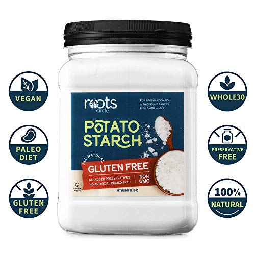 Roots Circle Gluten-Free Potato Starch | 1 Pack Of 21Oz Jar 100%