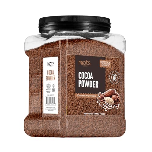 Roots Circle Unsweetened Cocoa Powder | Rich Dark Chocolate Flav...