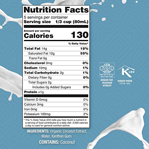 Roots Circle Unsweetened Usda Organic Coconut Milk 3 Pack Of 13O