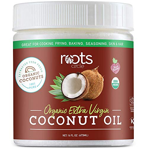 Roots Circle Usda Organic Extra Virgin Coconut Oil 1-16Oz Jar |