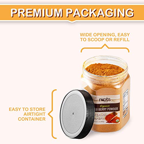 Roots Circle Usda Organic Goji Berry Powder | Bulk Supply Of Goj