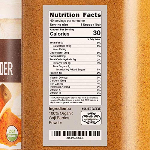 Roots Circle Usda Organic Goji Berry Powder | Bulk Supply Of Goj