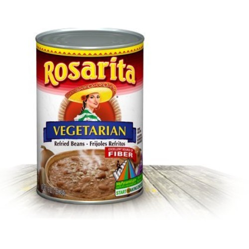Rosarita Refried Beans 16Oz Can Pack Of 12 Vegetarian