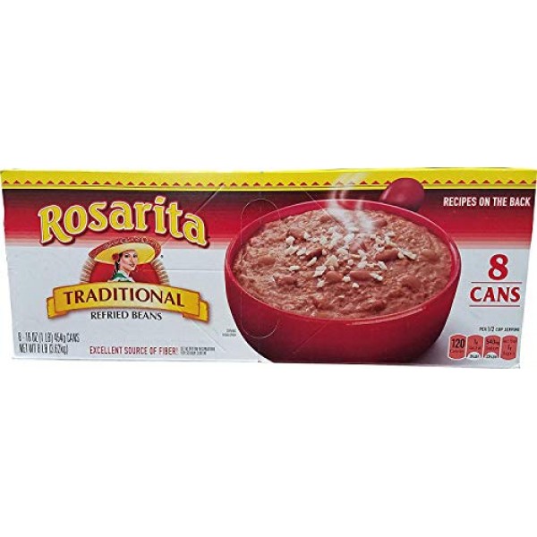 Rosarita Refried Beans, 8 /16-Ounce Cans