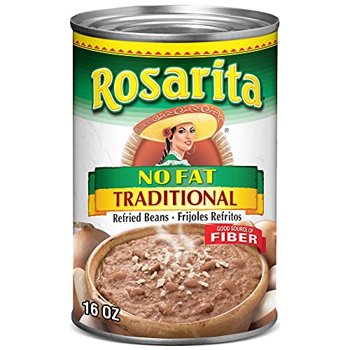 Rosarita No Fat Traditional Refried Beans, 16 Oz
