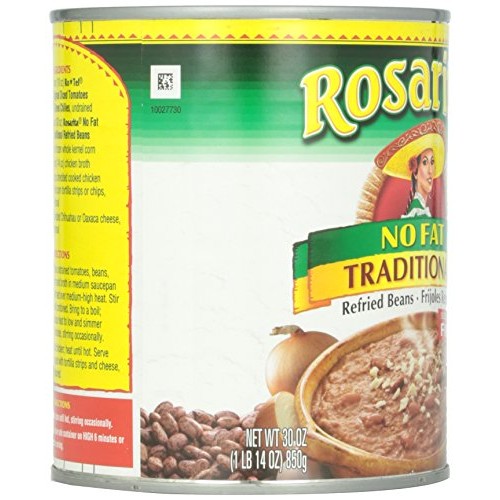 Rosarita No Fat Traditional Refried Beans, 30 Oz