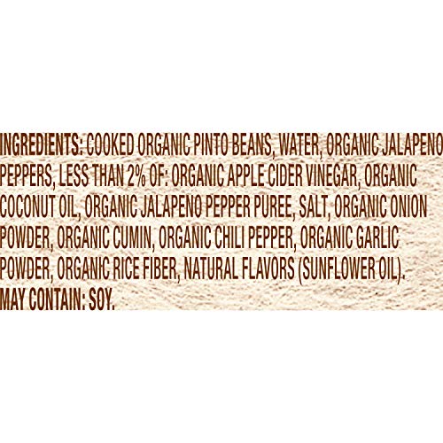 Rosarita Organic Spicy Jalapeno Refried Beans, 16 Oz. Pack Of 12