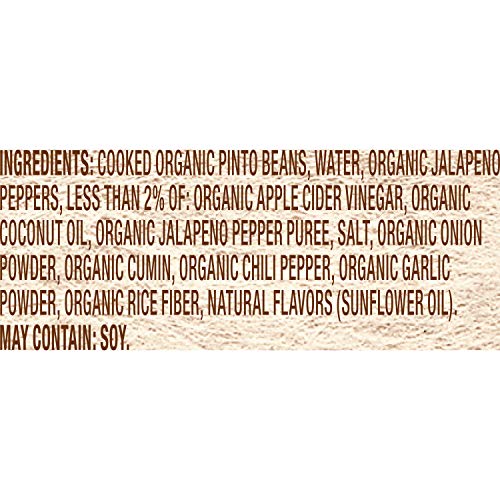 Rosarita Organic Spicy Jalapeno Refried Beans, 16 Oz. Pack Of 12