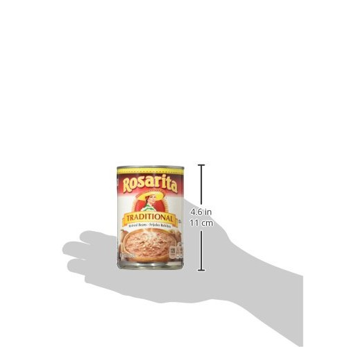 Rosarita Refried Beans 16Oz Can Pack Of 12 Traditional