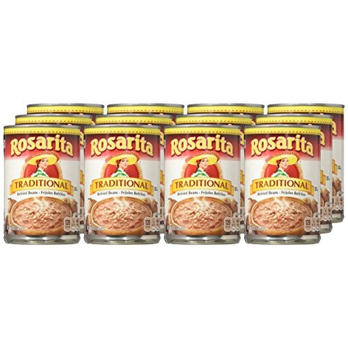 Rosarita Refried Beans 16Oz Can Pack Of 12 Traditional