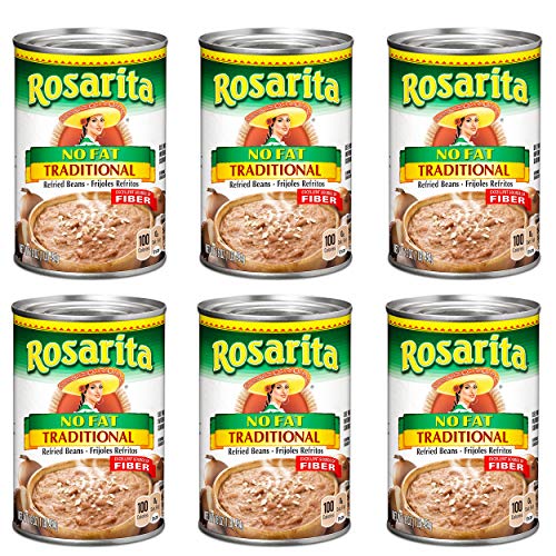 Rosarita Refried Beans 16Oz Can Pack Of 6 Choose Flavor Below