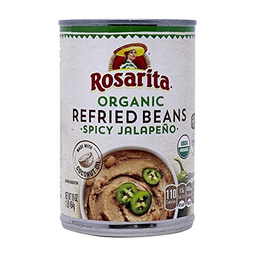 Rosarita Spicy Jalapeno Refried Beans, 16 0z.