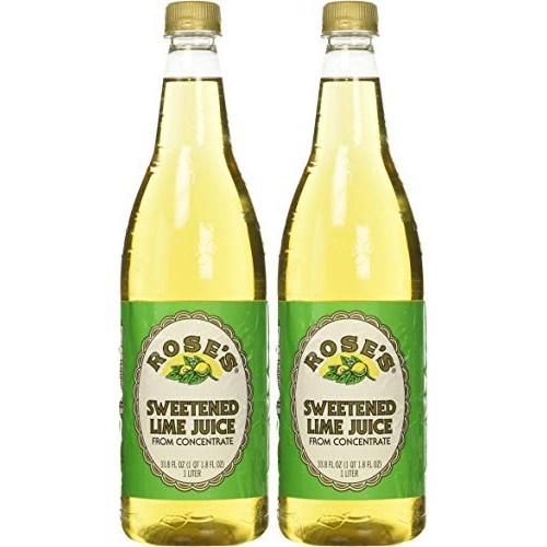 Rose’S Sweetened Lime Juice, 1 Liter 33.8 Fluid Ounces Plastic
