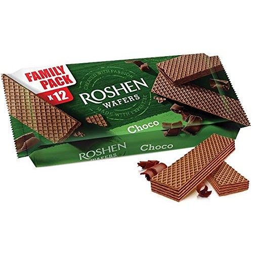 Wafers 216Gr/7.61Oz Case Of 11, Mix Of 3: Chocolate, Hazelnut