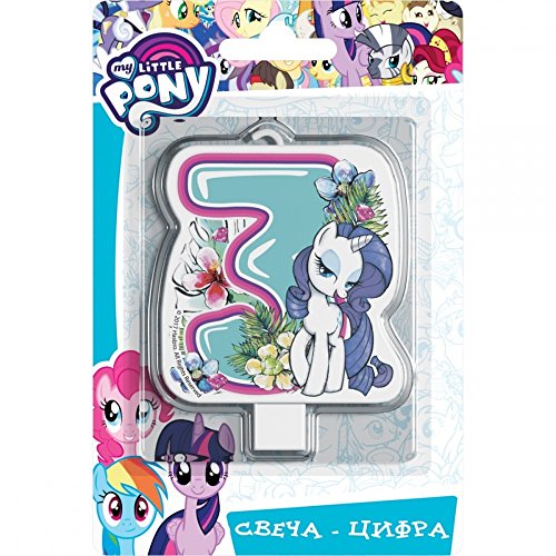Сandle On A Cake Topper 3 Year My Little Pony Must Have Accessor