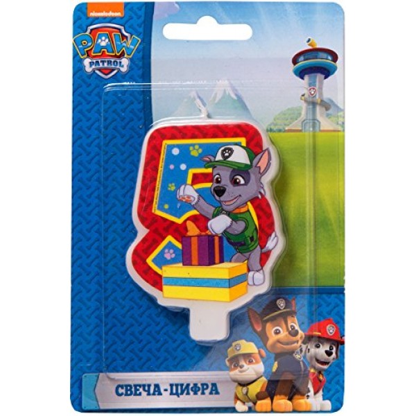Сandle on a Cake Topper 5 Years Paw Patrol Must Have Accessories...