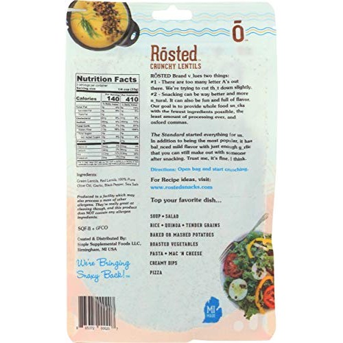 Rosted Crunchy Lentils - The Standard 3 Pack