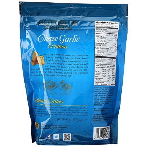 Rothbury Farms Croutons, Cheese Garlic, 5 Oz Rothbury Farms Croutons, Cheese Garlic, 5 Oz
