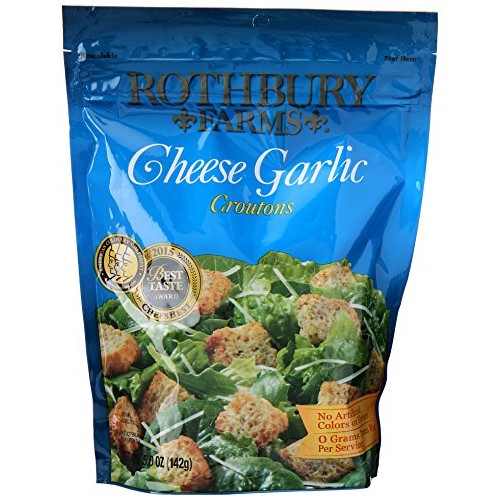Rothbury Farms Croutons, Cheese Garlic, 5 Oz Rothbury Farms Croutons, Cheese Garlic, 5 Oz
