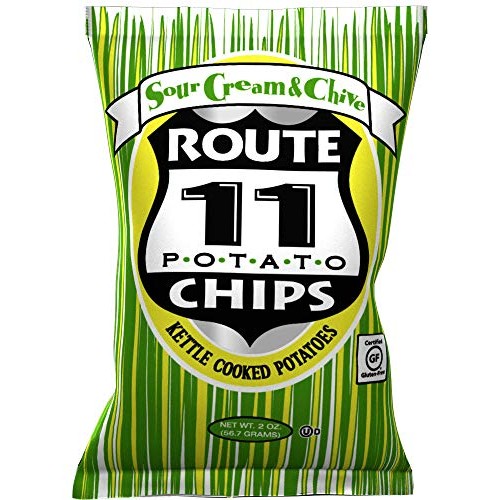 Route 11 Potato Chips Sour Cream &Amp; Chive Case Of 30 - 2 Oz Bags Route 11 Potato Chips Sour Cream &Amp; Chive Case Of 30 - 2 Oz Bags