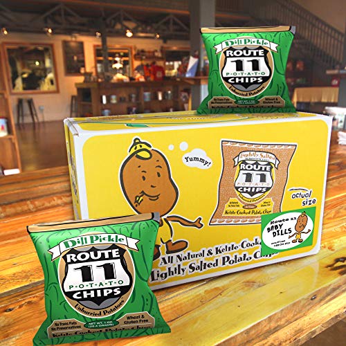 Route 11 Dill Pickle Potato Chips, Kettle Cooked In Small Batche