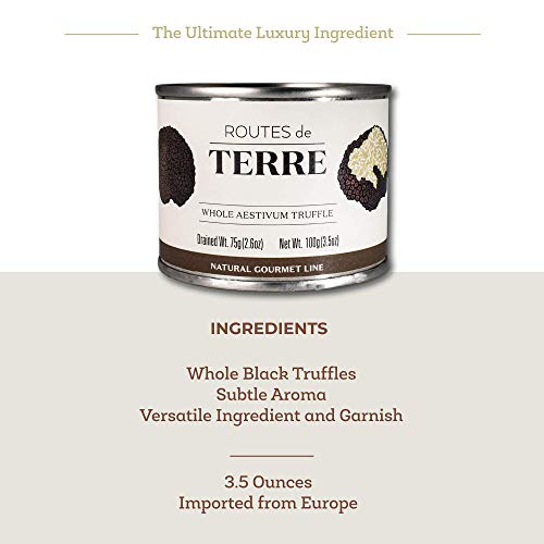 Routes De Terre Whole Black Summer Truffles Preserved In Natural