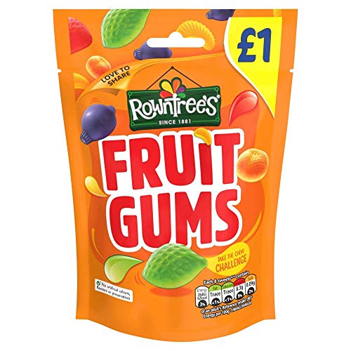 Rowntrees Fruit Gums 120G Pack Of 3