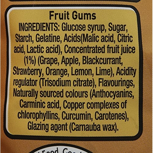 Rowntrees Fruit Gums Sweets Sharing Pouch, 150 G