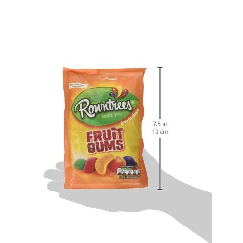 Rowntrees Fruit Gums Sweets Sharing Pouch, 150 G