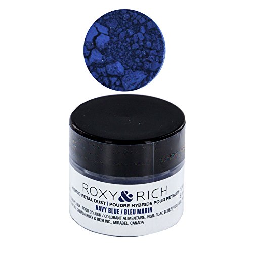 Edible Hybrid Petal Dust, Navy Blue By Roxy &Amp; Rich