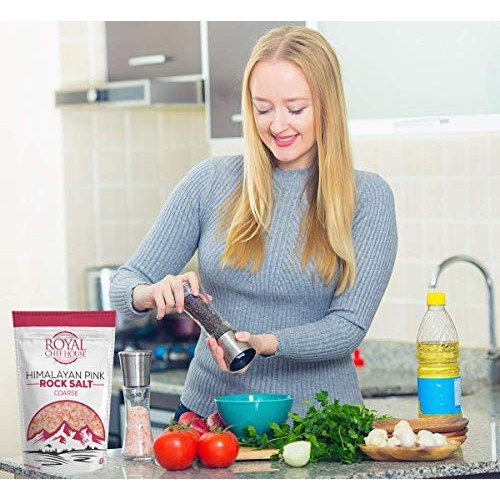 Himalayan Pink Salt 5 Lbs Coarse Grain Bulk Bag - Hymalain Pure